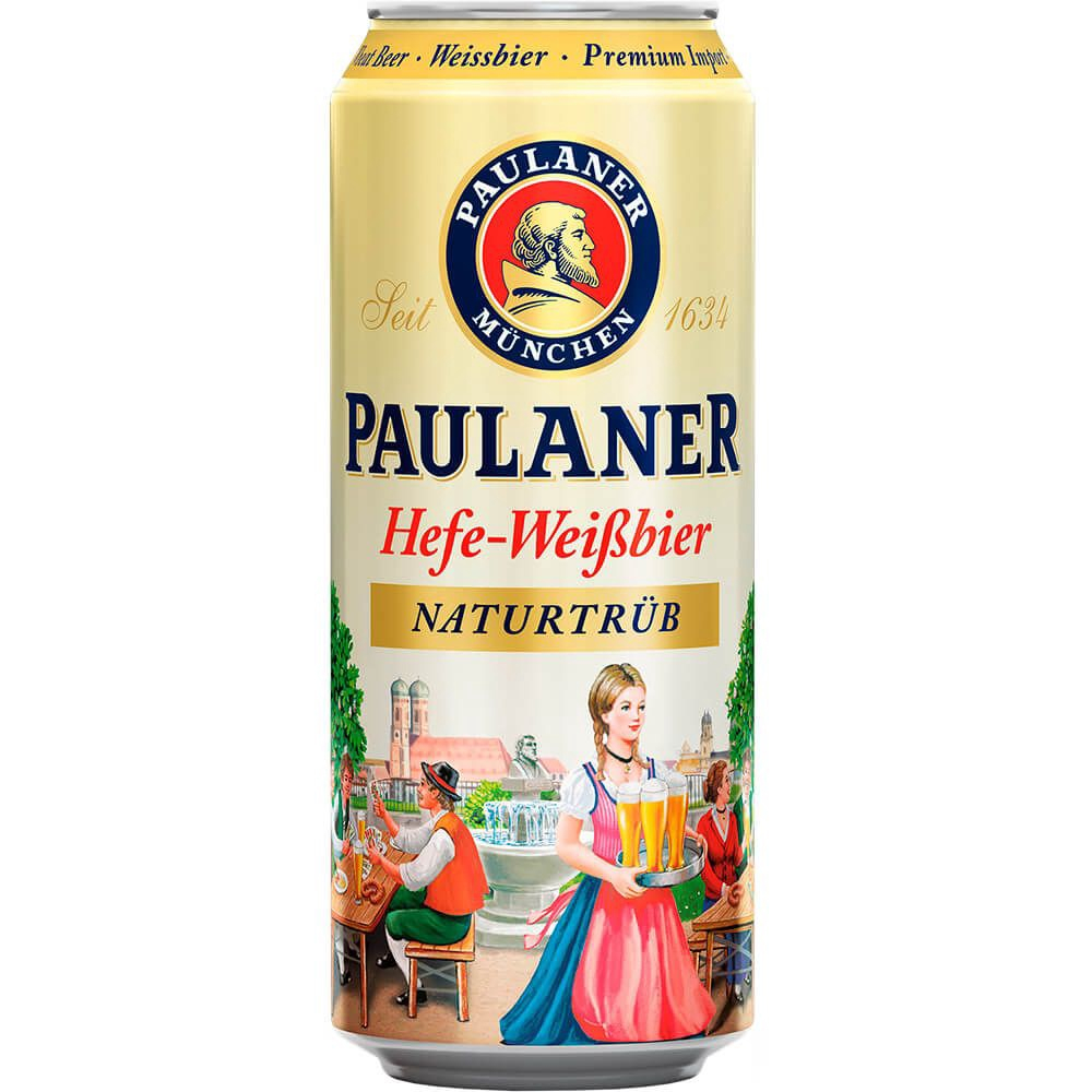 Cerveja Paulaner Hefe Weissbier Naturtrub Ml No Shoptime