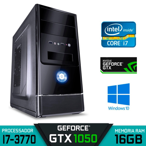 Computador Gr fico Intel Core i7 3770 ram 16GB HD 1TB gtx 1050