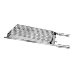 Grelha Churrasco Argentina Aço Inox - Santigrill 30 X 50 Cm Menor preço em Grelha Churrasco Argentina Aço Inox - Santigrill 30 X 50 Cm
