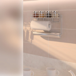 Aéreo Multiuso Flat Porta Condimentos e rolos em inox Menor preço em Aéreo Multiuso Flat Porta Condimentos e rolos em inox