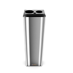 Lixeira Inox Para Copos Descartáveis - Copos Água Café e Mexedor