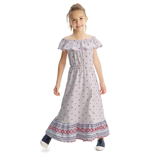 Vestido longo 2024 infantil malwee