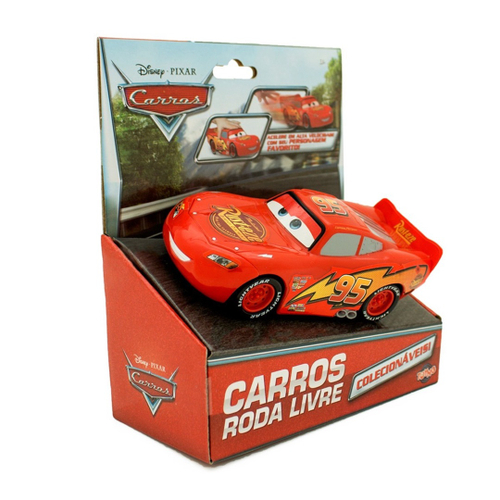 Carrinho de Brinquedo Filme Carros Pixar Disney Roda Livre A