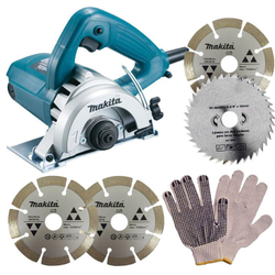 Serra Mármore 4.3/8 pol Modelo 4100NH3Z 1300W makita + 3 Discos Diamantados + 1 para Madeira é boa?
