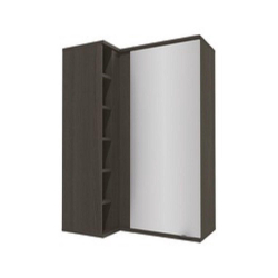 Aéreo Canto Modulado Kappesberg Nox H788 Onix/Steel Menor preço em Aéreo Canto Modulado Kappesberg Nox H788 Onix/Steel