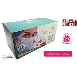Máscara com Antiviral cirúrgica tripla descartável - bioprotex (50 unidades) é boa?