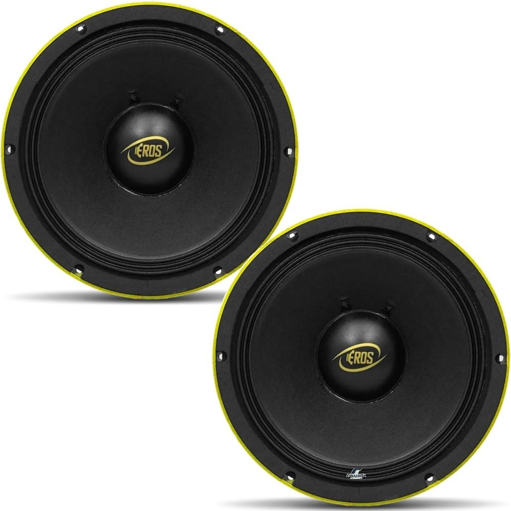 Eros 02 Alto Falantes Woofer E 510 Pro 8 Ohms Médio Grave 500w Rms 10 Polegadas Submarino