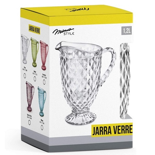 Jogo Verre de Jarra de 1L e 6 Copos 260ml Mimo Style - Mimo