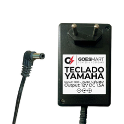 Fonte Carregador Teclado Yamaha 12v 1,5a Psr-170 Menor preço em Fonte Carregador Teclado Yamaha 12v 1,5a Psr-170