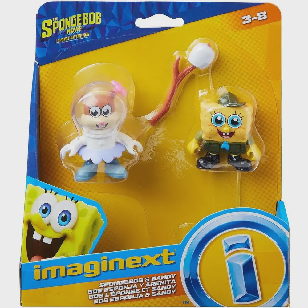 Boneco Bob Esponja e Sandy Imaginext - Mattel GNH07 em Promoção na  Americanas