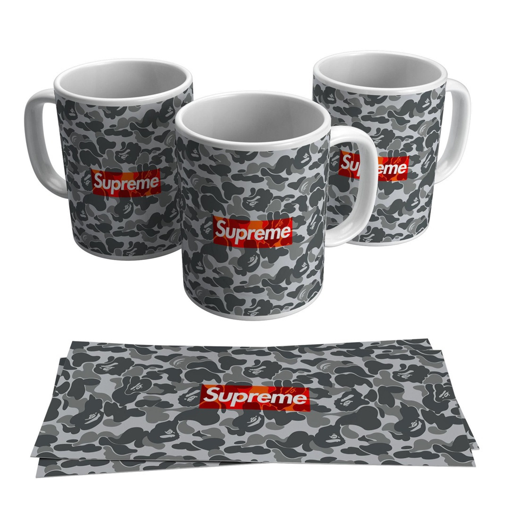 Caneca Marca De Roupa Supreme Logo Logotipo em Promo o na Americanas