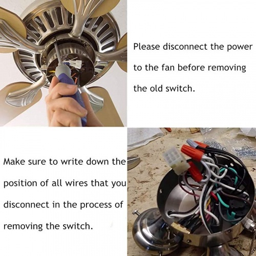 Ceiling Fan Switch Ze 268s6 Pull 4 Wire Fans Accessories Compatible With Hunter Lights Bronze Chain Nas Americanas Ceiling Fan Switch Ze 268s6, How To Wire A Ceiling Fan Light Pull Chain Switch