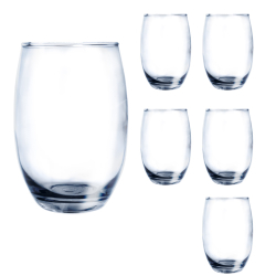 Copo Vidro 450ml Redondo bellagio Jogo com 6 Transparente Menor preço em Copo Vidro 450ml Redondo bellagio Jogo com 6 Transparente
