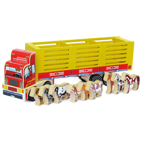 Caminhão Boiadeiro Brinquedo Infantil Zuca Toys - Compre Agora - Feira da  Madrugada SP