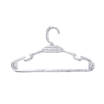 Kit com 25 Cabides Infantil de Acrílico Cristal Resistentes