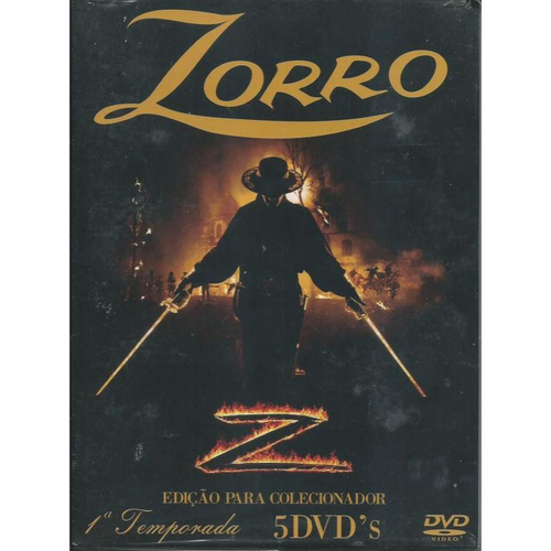 Zorro 1°temp - Box - 5 Dvds Edição Para Colecionador