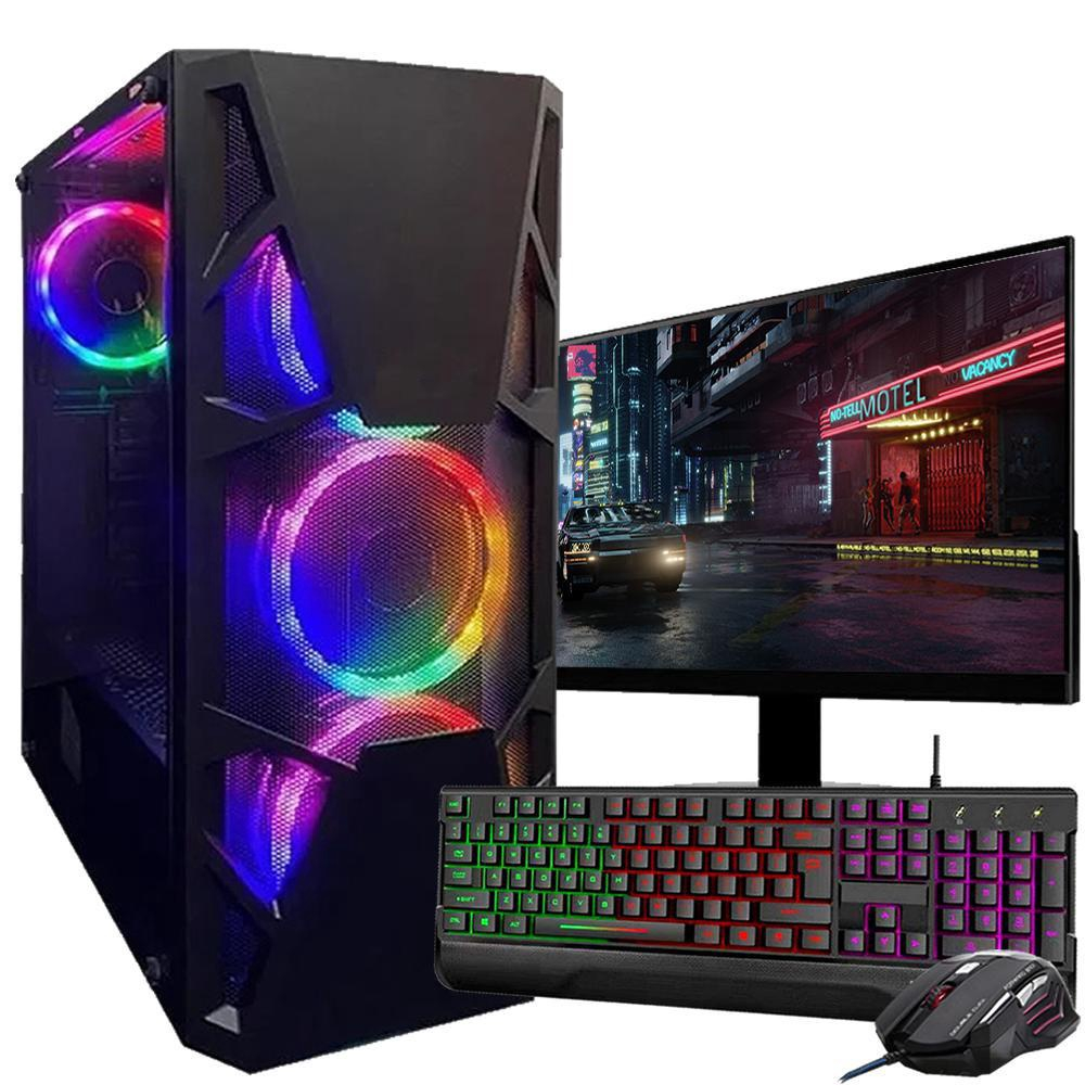 Pc Gamer Completo I5 16gb Ssd240 Monitor + Kit Gamer Full Hd