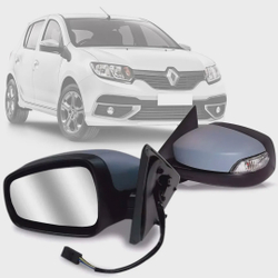Retrovisor sandero 15/ eletrico c/ pisca sensor capa prime Menor preço em Retrovisor sandero 15/ eletrico c/ pisca sensor capa prime
