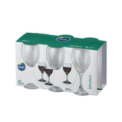 Conjunto de 6 tacas vinho windsor 250ML nadir Menor preço em Conjunto de 6 tacas vinho windsor 250ML nadir