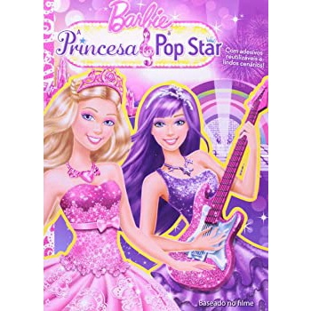 Livro - Cenários com Adesivos: Princesa Pop Star em Promoção na Americanas