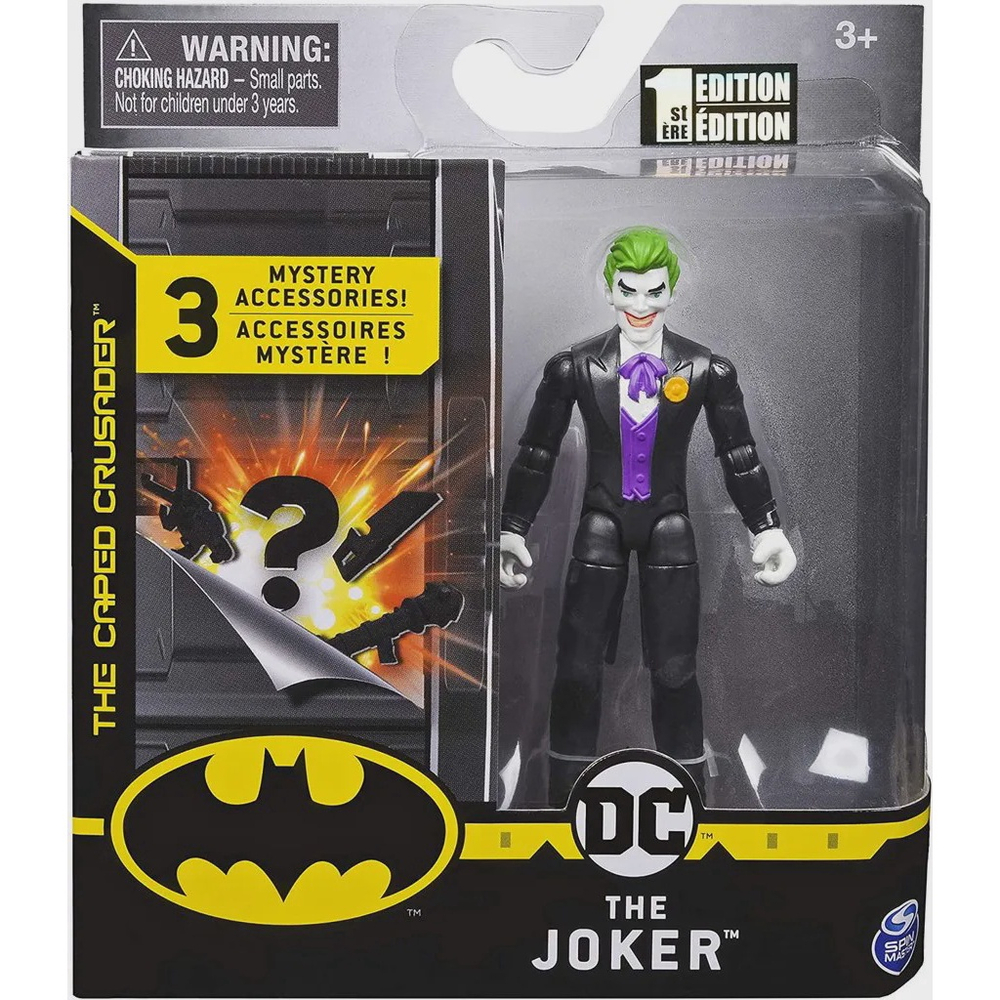 Boneco Coringa Joker Preto - dc 3 Acessorios - Spin Master em Promoção na  Americanas