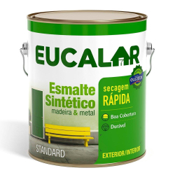Tinta Esmalte Eucalar Brilhante Cinza Escuro 3,6 Litros é boa?