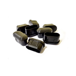 Ponteira de Proteção Cadeira ou Mesa Oval Oblongo 17 X 30 mm (1,7cm x 3cm) Preta - 100 Unid. Menor preço em Ponteira de Proteção Cadeira ou Mesa Oval Oblongo 17 X 30 mm (1,7cm x 3cm) Preta - 100 Unid.