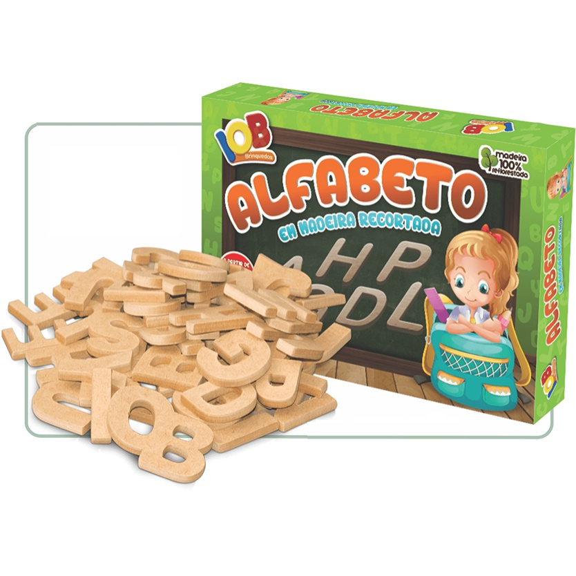 Alfabeto,Recortado,Pequeno, - Brinquedos E Jogos Pedagógicos e Educativos