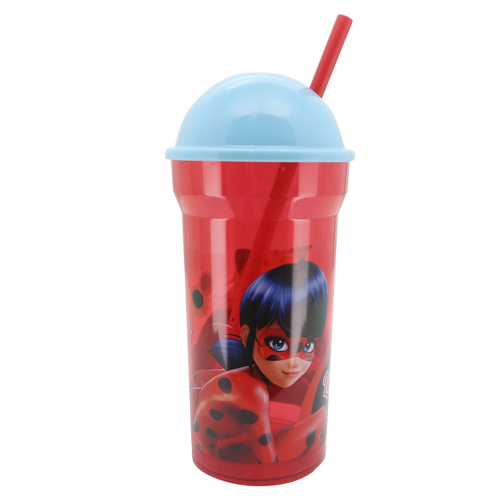 Copo Miraculous Ladybug Infantil com Canudo e Tampa 500ML Plasútil em  Promoção na Americanas, miraculous br 