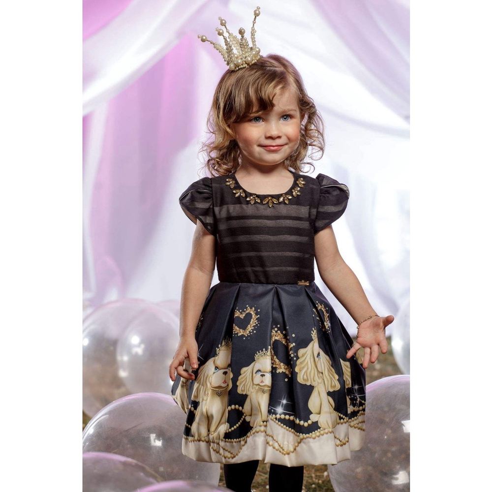 Vestido infantil gabriela store aquarela