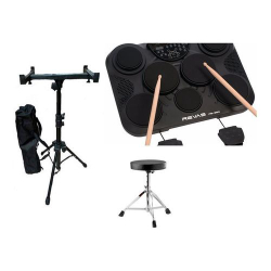 Kit Bateria Eletronica Revas Roland Pb350 + Estante + Banco Menor preço em Kit Bateria Eletronica Revas Roland Pb350 + Estante + Banco