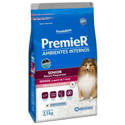 Ração Premier Ambientes Internos Raças Pequenas Sênior 2,5KG é boa?
