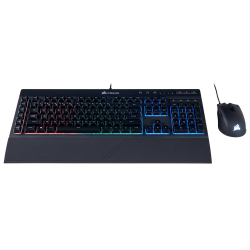 Kit Teclado Gamer Corsair Teclado K55 rgb + Mouse Harpoon rgb USB é boa?