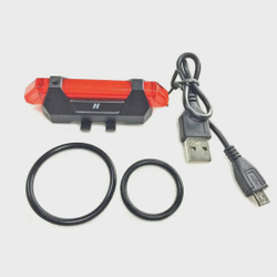 Lanterna Sinalizador Traseiro Bike Light High One com 5 Leds Recarregável é boa?