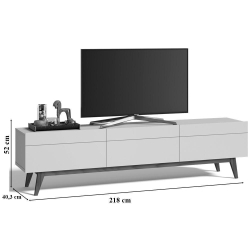 Rack Classic 3 Gavetas 2.2 Imcal 1069 Branco Sala para Tv é boa?