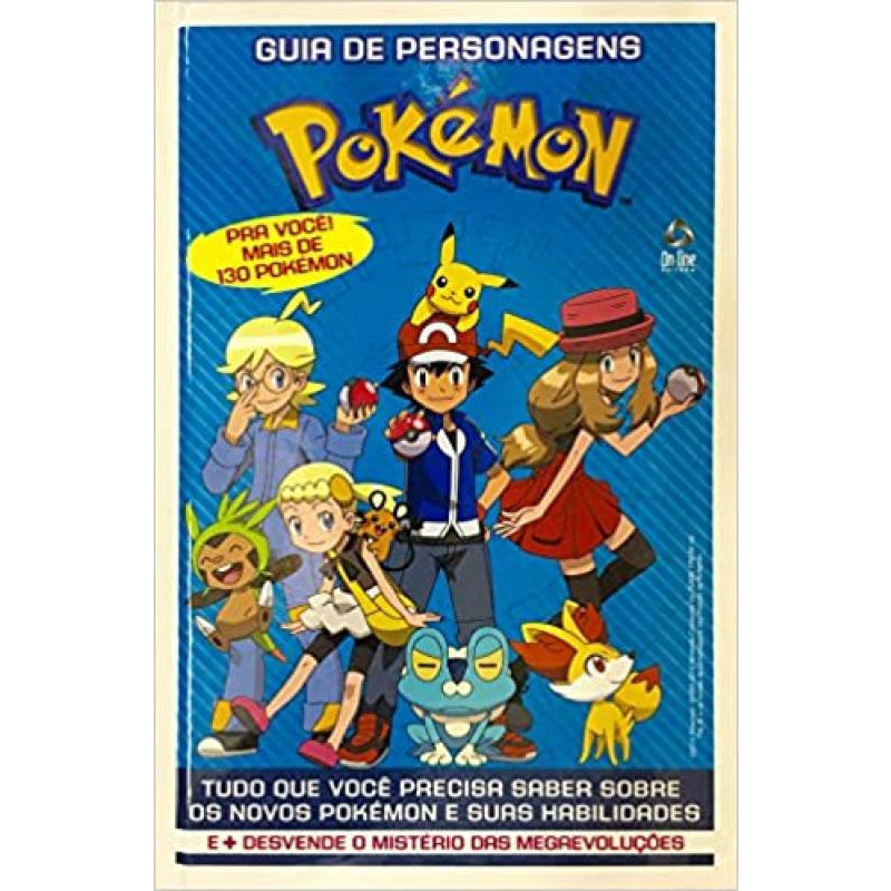 Livro Pokemon - Guia de Personagens + de 130 Pokemon Pikachu Dragonite Poke  Bolas entre outros