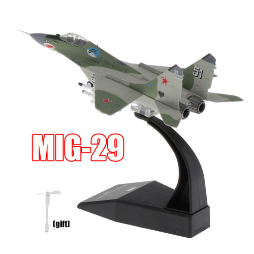 Modelo De Aeronave Fundida De Cacas Russos 1 100 Mig 29 Nas Americanas