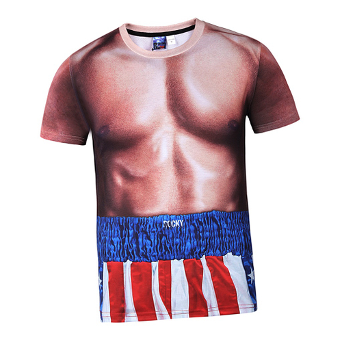 camiseta masculina estilo americana