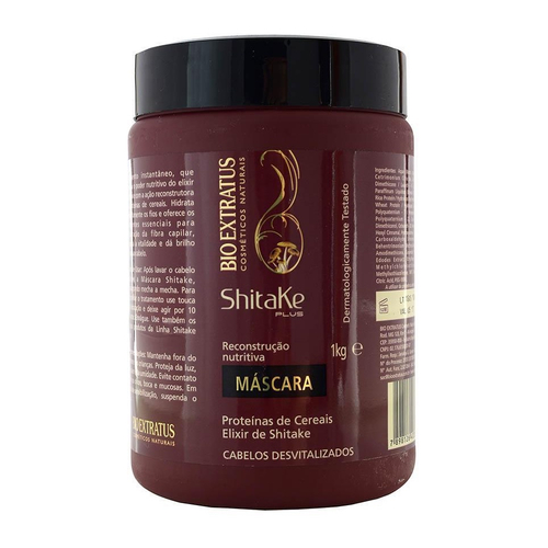 Máscara Shitake Plus Bio Extratus 1Kg