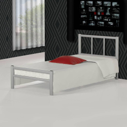Cama de ferro tubular solteiro resistente Laís 88 é boa?