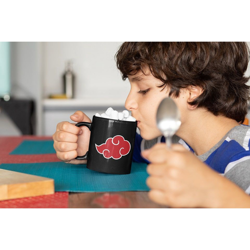 Caneca ecf Naruto Símbolo Akatsuki Preta Porcelana 325ml em Promoção na  Americanas