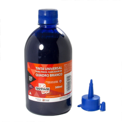 Tinta Para Marcador De Quadro Branco 500ml Genial Azul Menor preço em Tinta Para Marcador De Quadro Branco 500ml Genial Azul