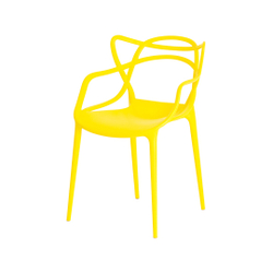 Cadeira allegra amarelo empilhável para cozinha sala de jantar Menor preço em Cadeira allegra amarelo empilhável para cozinha sala de jantar