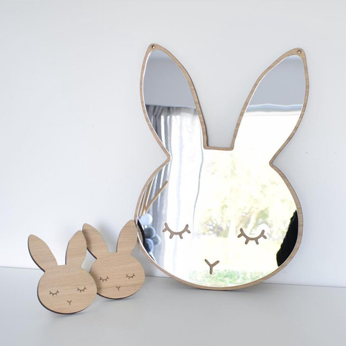 Criancas Espelho Decorativo Banheiro Baby Room Decor Wall Mirror Madeira Nas Americanas