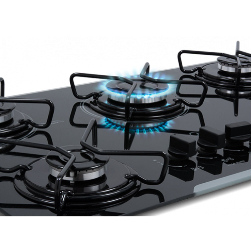 Cooktop Midea 5 Bocas Com Mesa De Vidro Preto MD-GV50 – Bivolt No Shoptime