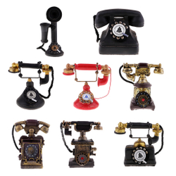 Telefone Antigo Vintage Rotativo Telefone Retro Com Fio Decoração De Casa Menor preço em Telefone Antigo Vintage Rotativo Telefone Retro Com Fio Decoração De Casa