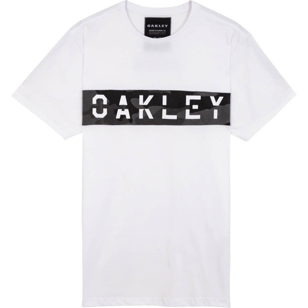 Camiseta Oakley Tee Branca Logo Preto