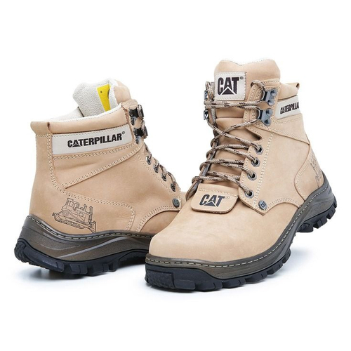 Bota Caterpillar Original Coturno em Couro Legitimo