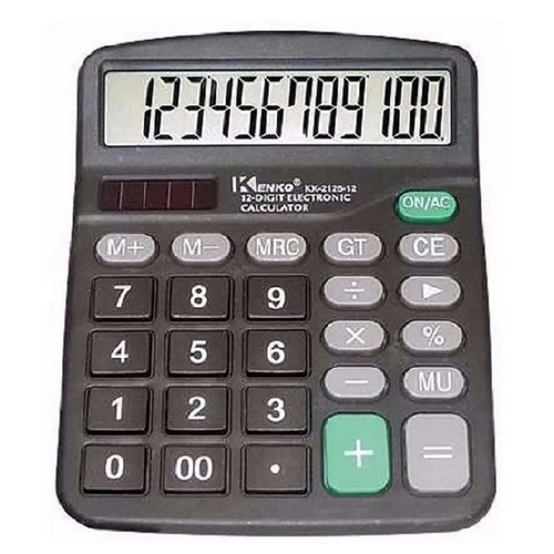 Calculadora Mesa Kenko 12 Digitos Kk-837b No Shoptime