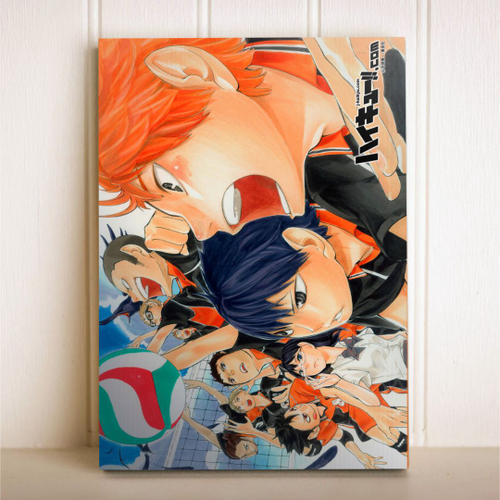 Quadro decorativo Poster Anime de Volei Haikyu Desenho Arte para